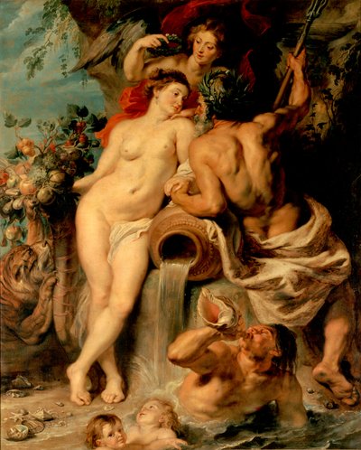 Die Vereinigung von Erde und Wasser (Antwerpen und die Schelde) von Peter Paul Rubens